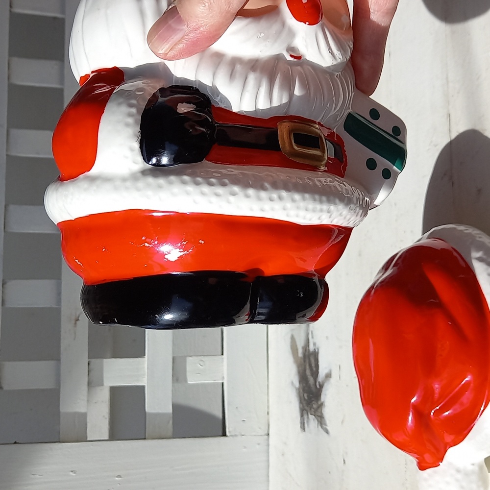 LOOMCO 1994 Ceramic SANTA Cookie Jar - Picture 3 of 7